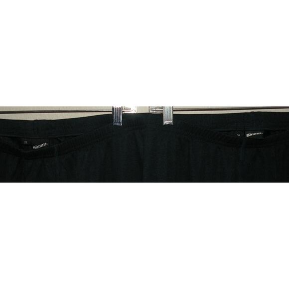 Lot 2 Simms Polartec Mens XL Base Layer Stretch Waist Stirrup Pant Green Fishing - Picture 2 of 3